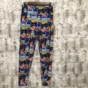 DISNEY PARKS DISNEY MOVIES VHS COVERS LEGGINGS FOR WOMEN (S) - NWT